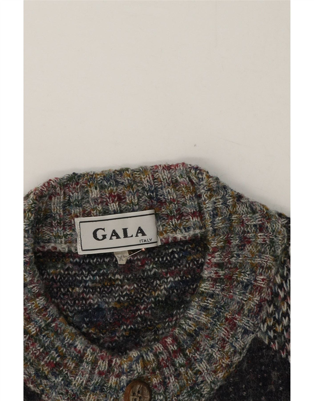 Męski sweter rozpinany Gala XL, szary, geometryczny
