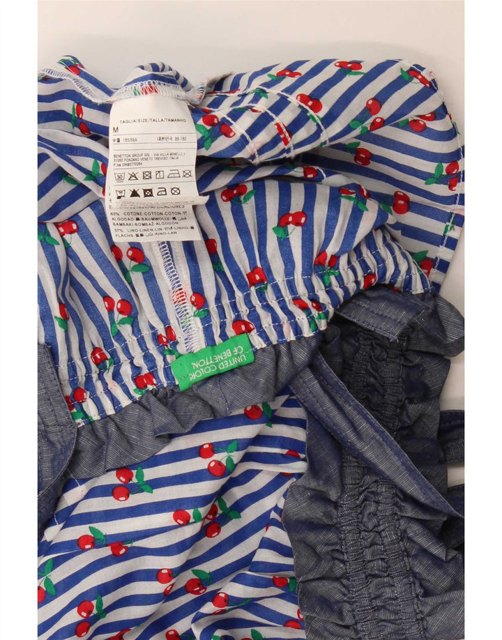 Damski top na ramiączkach Benetton UK 14, bawełniany w średnie niebieskie paski