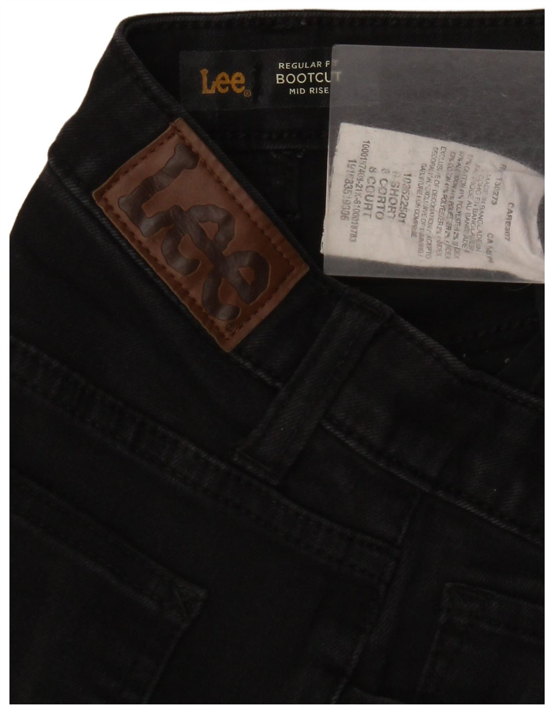 Damskie jeansy Lee Bootcut ze średnim stanem i regularnym krojem US 8 Medium W28 L29 czarne