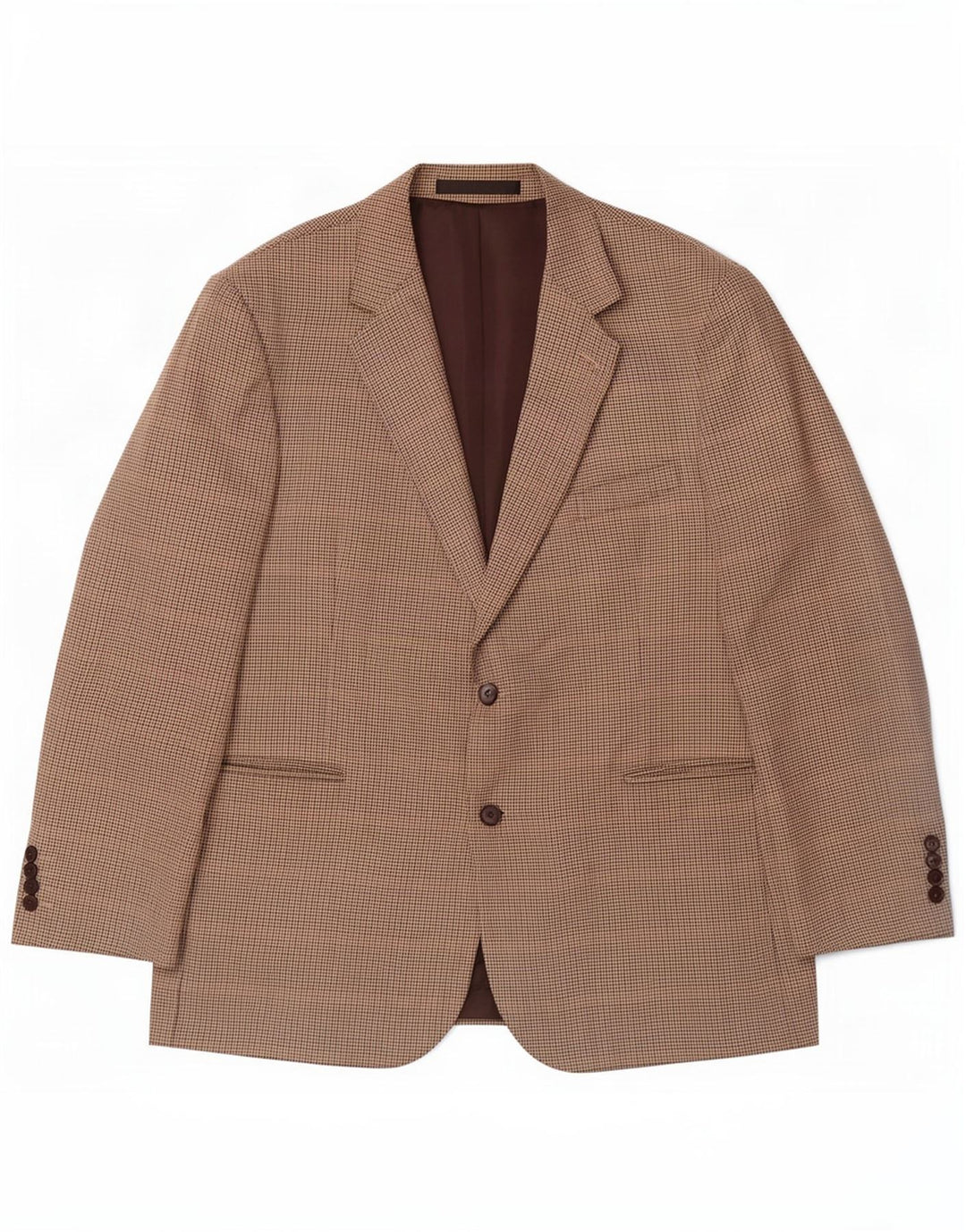 Marks & Spencer Męska marynarka zapinana na 2 guziki, UK 46 XL, beżowa pepitka