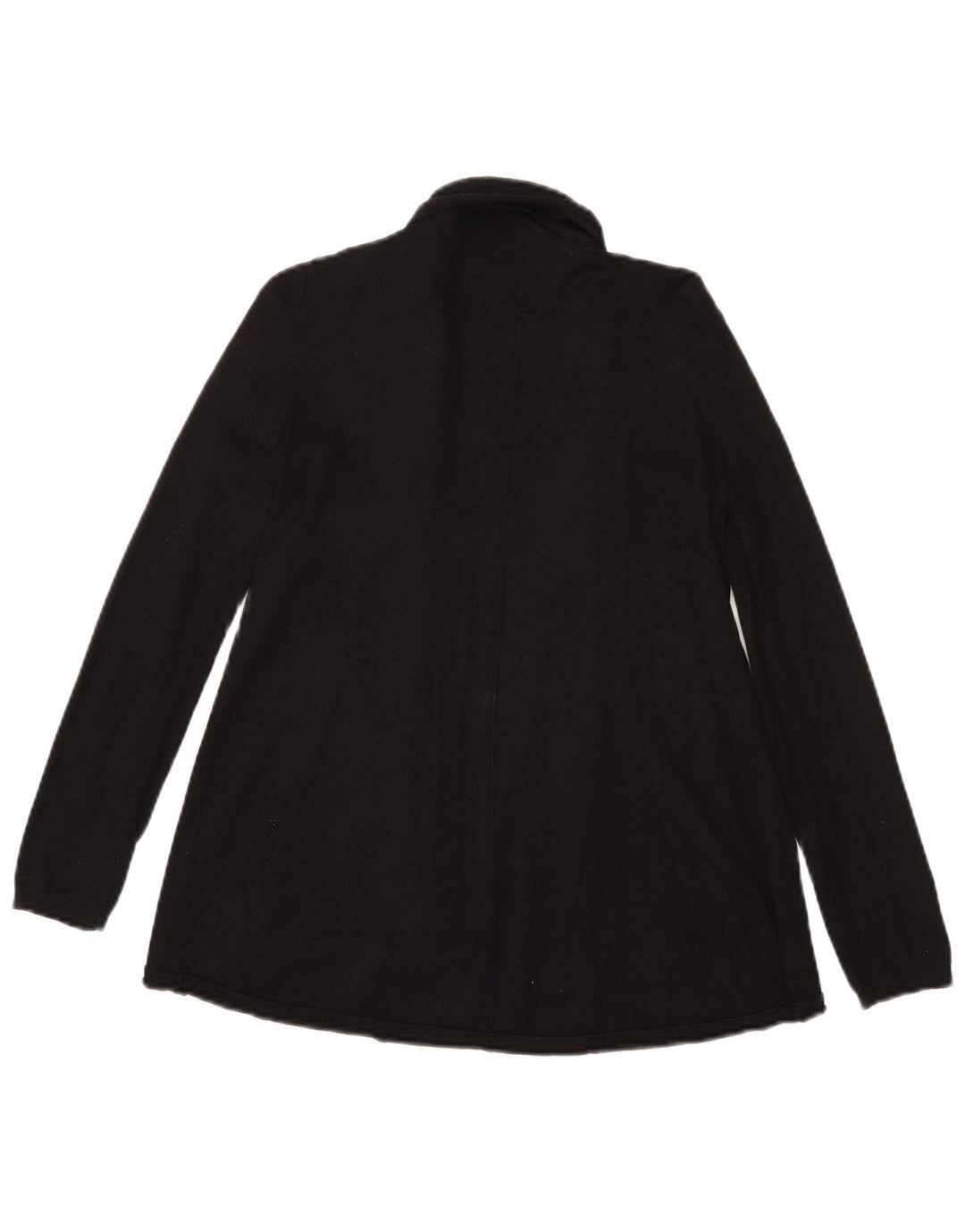 Sweter damski Zara z otwartym kardiganem UK 10 Small Black Wiskoza