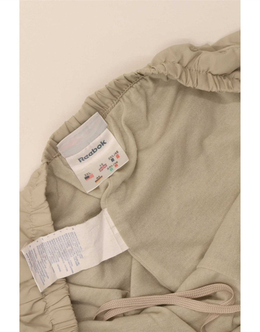 Damskie spodnie dresowe Reebok UK 18 XL Beżowy poliester