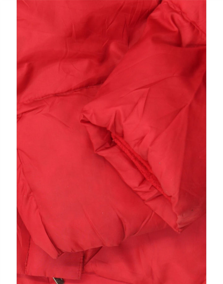 Damska ocieplana kurtka Eddie Bauer UK 16, duża, czerwona, poliester