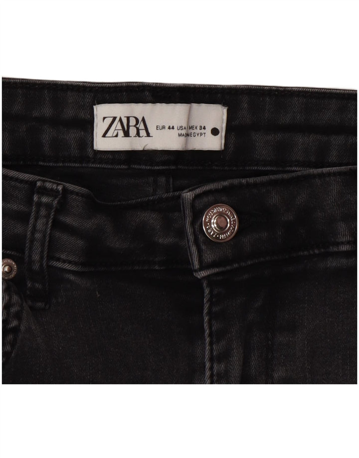 Damskie jeansy rozkloszowane Zara EU 44 XL W34 L34 Szare