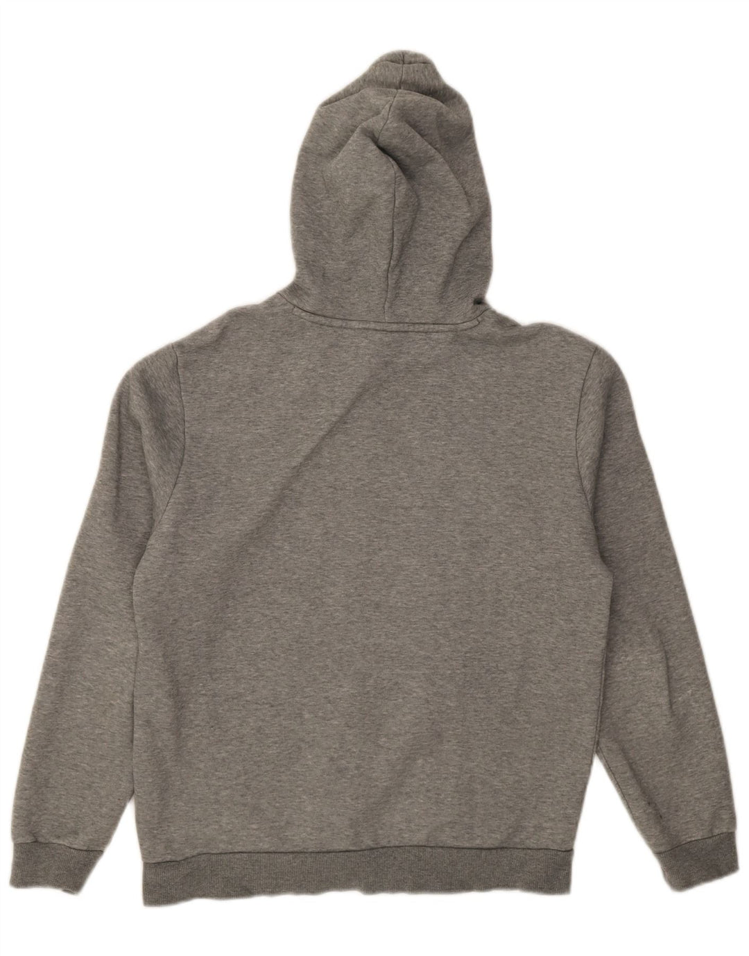 Męski sweter z kapturem Puma z grafiką, mały, szary, bawełniany