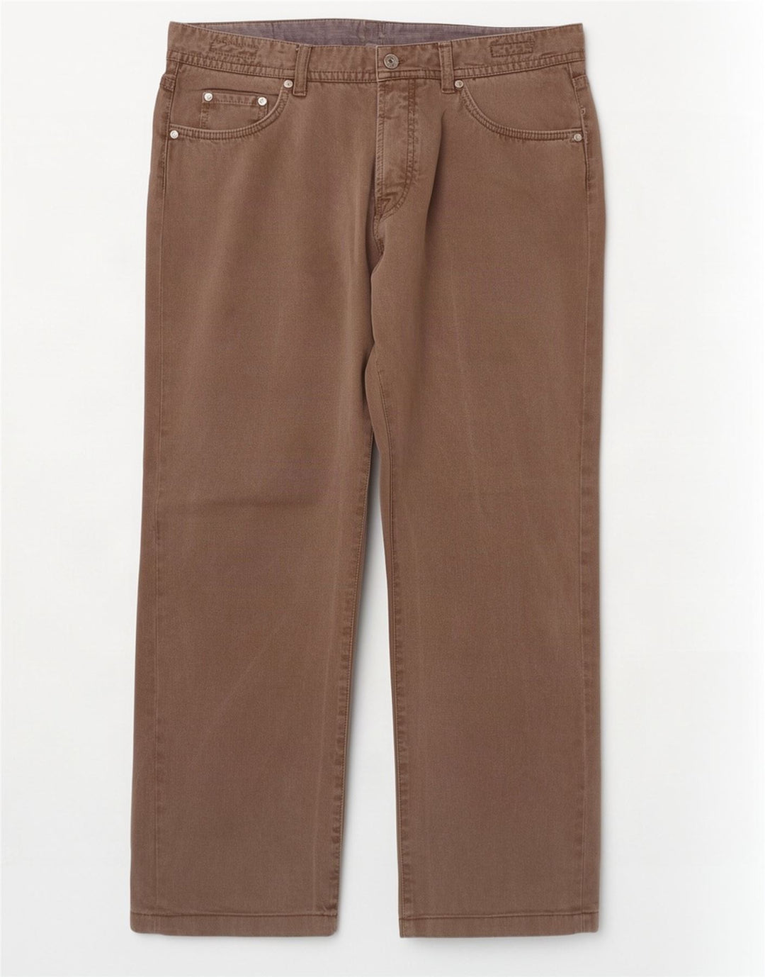 Męskie proste dżinsy Massimo Dutti EU 48 XL W38 L29 Brązowe