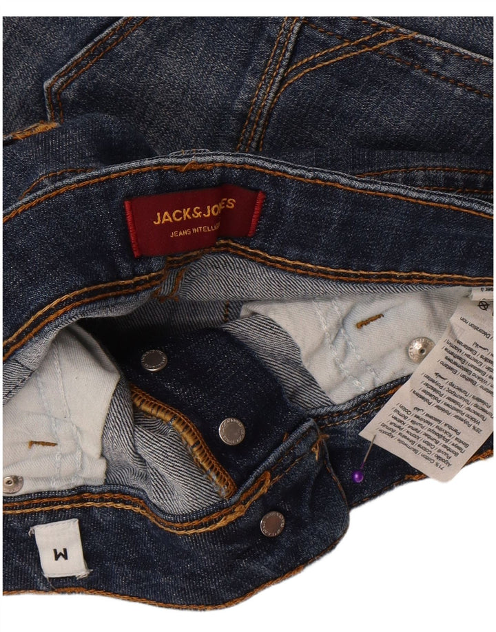 Męskie spodenki jeansowe Jack & Jones, średnie W32, niebieskie, bawełniane