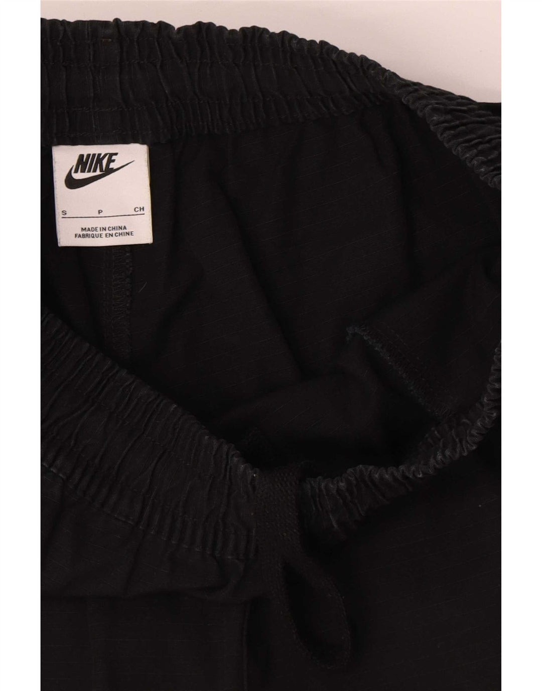 Męskie spodenki cargo Nike W27, czarne, bawełniane