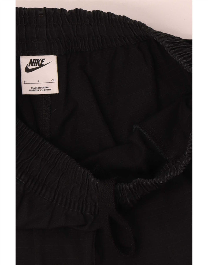 Męskie spodenki cargo Nike W27, czarne, bawełniane