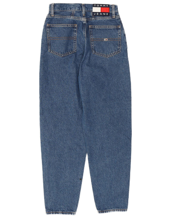 Damskie jeansy Tommy Jeans o luźnym kroju z wysokim stanem W25 L26 Niebieskie bawełniane