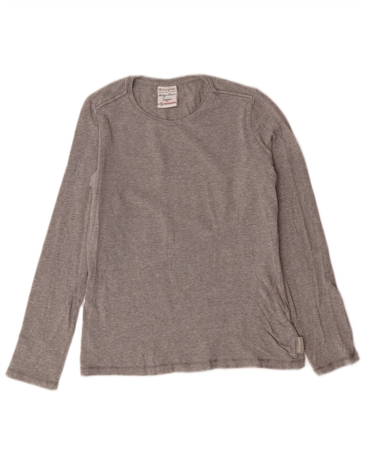 Damski top CHAMPION Heritage Classics z długim rękawem, UK 10, mały, szary