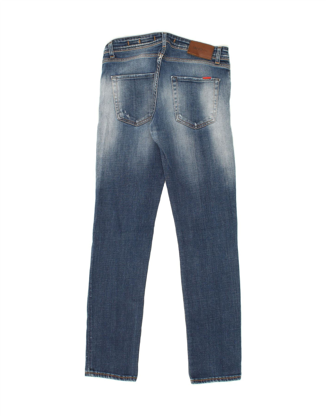 LIU JO Womens Distressed Slim Jeans W31 L31 Blue Cotton Vintage Liu Jo and Second-Hand Liu Jo from Messina Hembry 