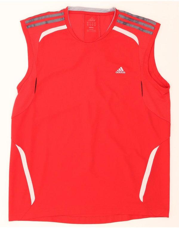 Męska kamizelka ADIDAS Climacool XL, czerwona