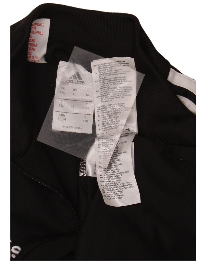 Chłopięcy dres ADIDAS Climacool z pulowerem, 13-14 lat, XL, czarny