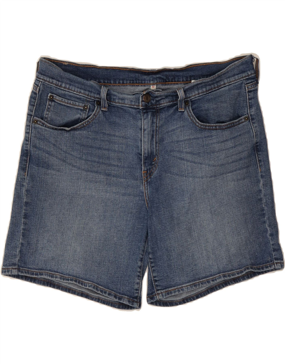 LEVI'S Womens Denim Shorts W32 Medium Blue Cotton Vintage Levi's and Second-Hand Levi's from Messina Hembry 