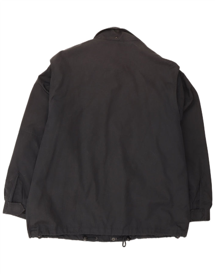 Męska kurtka wiatrówka Fila IT 50, duża, czarna, poliester