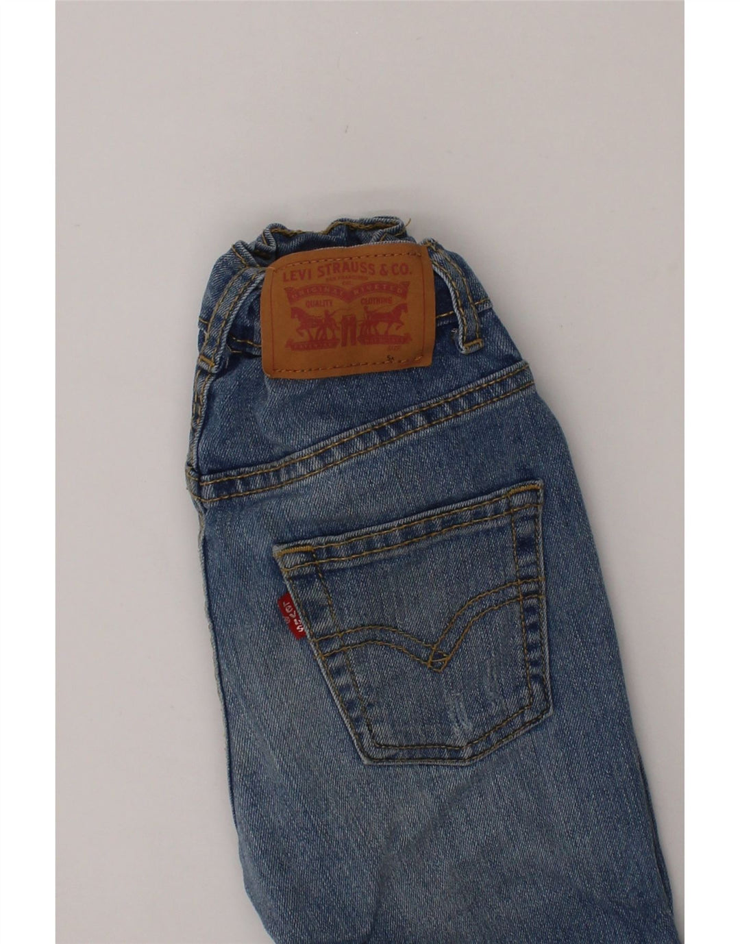 LEVI'S Boys 511 Slim Jeans 4-5 Years W22 L17 Blue Vintage Levi's and Second-Hand Levi's from Messina Hembry 