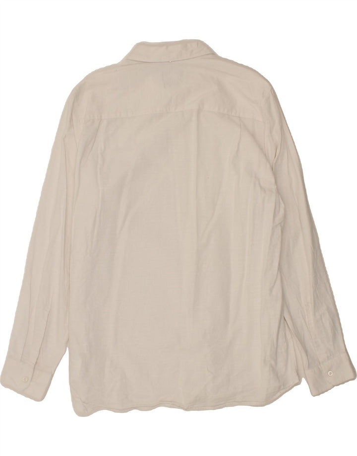 HURLEY Mens Classic Fit Shirt XL White Vintage Hurley and Second-Hand Hurley from Messina Hembry 