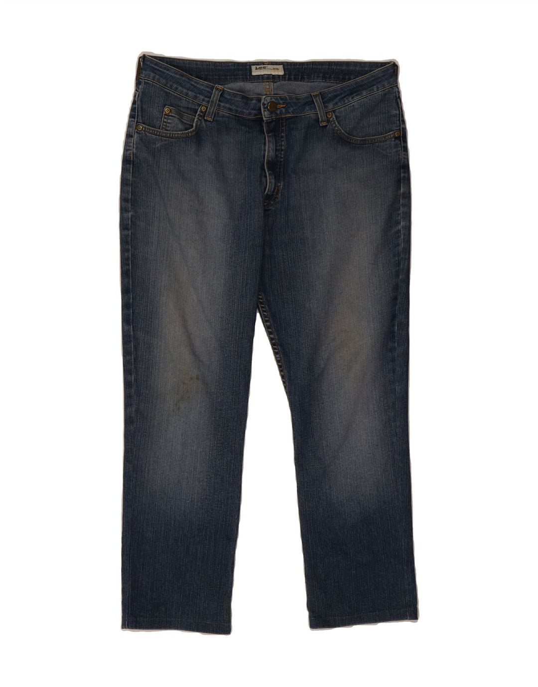 LEE Womens Cameron Cropped Jeans W36 L26 Blue Cotton Vintage Lee and Second-Hand Lee from Messina Hembry 