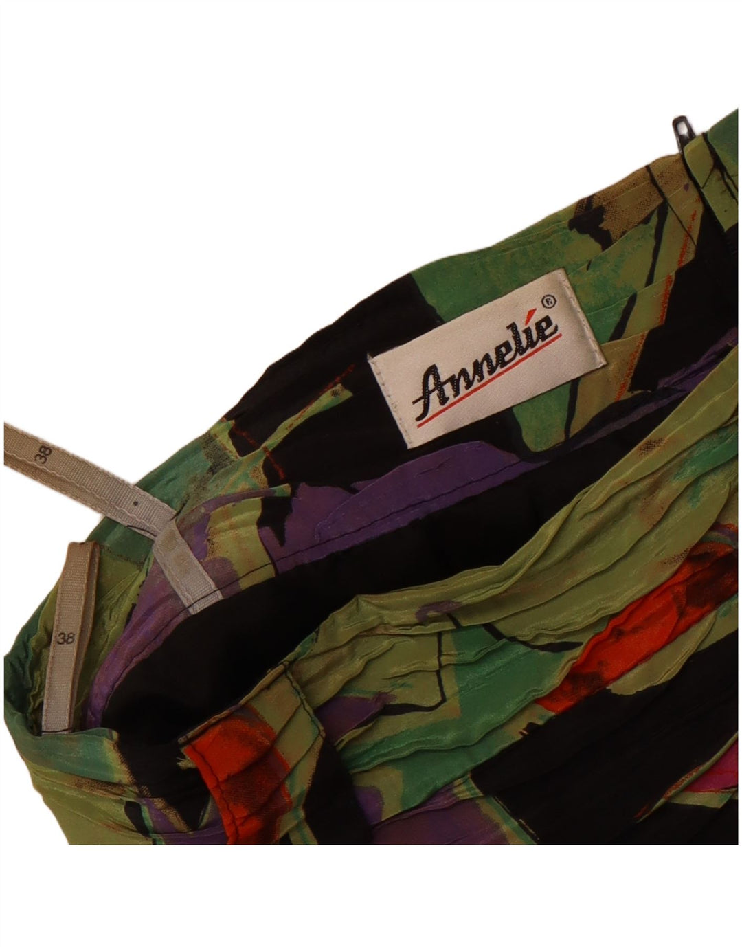 Vintage damska spódnica ołówkowa w abstrakcyjny wzór EU 38 Medium W28 wielobarwna