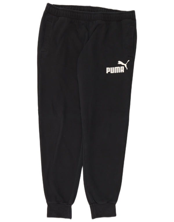 Męskie spodnie dresowe Puma z grafiką, 2XL, czarne, bawełniane