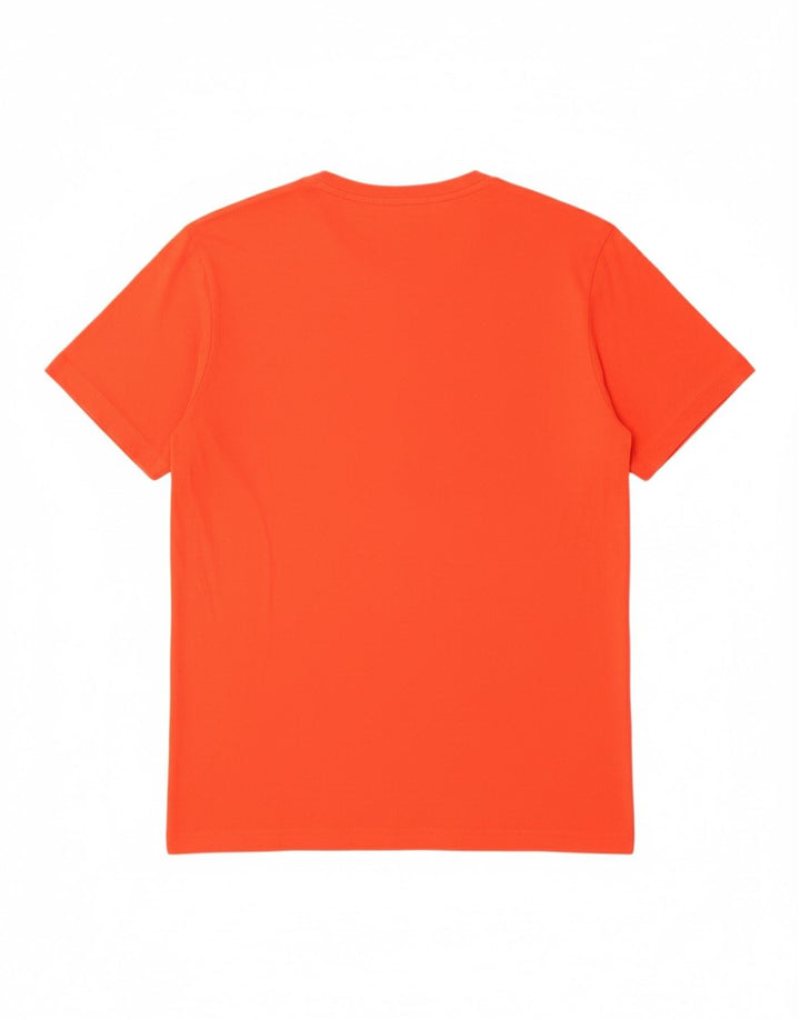 HUGO BOSS Mens Graphic T-Shirt Top Medium Red Cotton