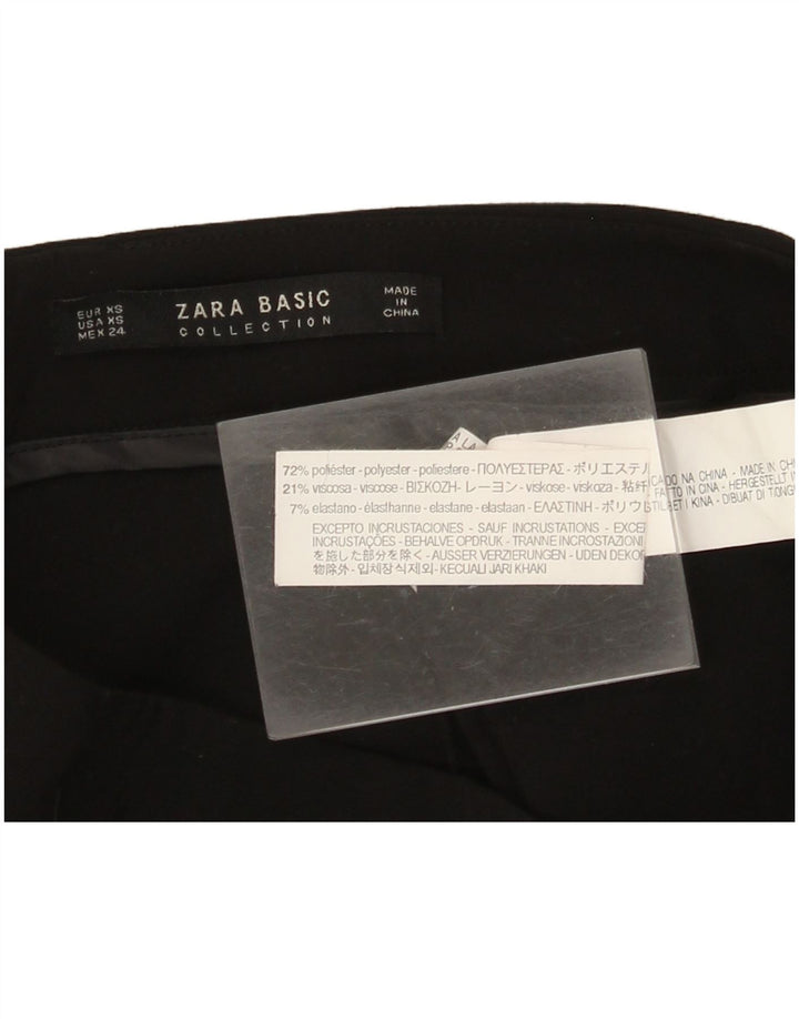 Damskie spodenki na co dzień Zara XS W24 Czarny poliester