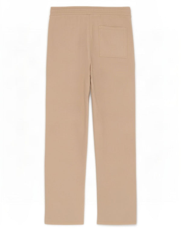 Zara Womens Tracksuit Trousers UK 12 Medium Beige Cotton