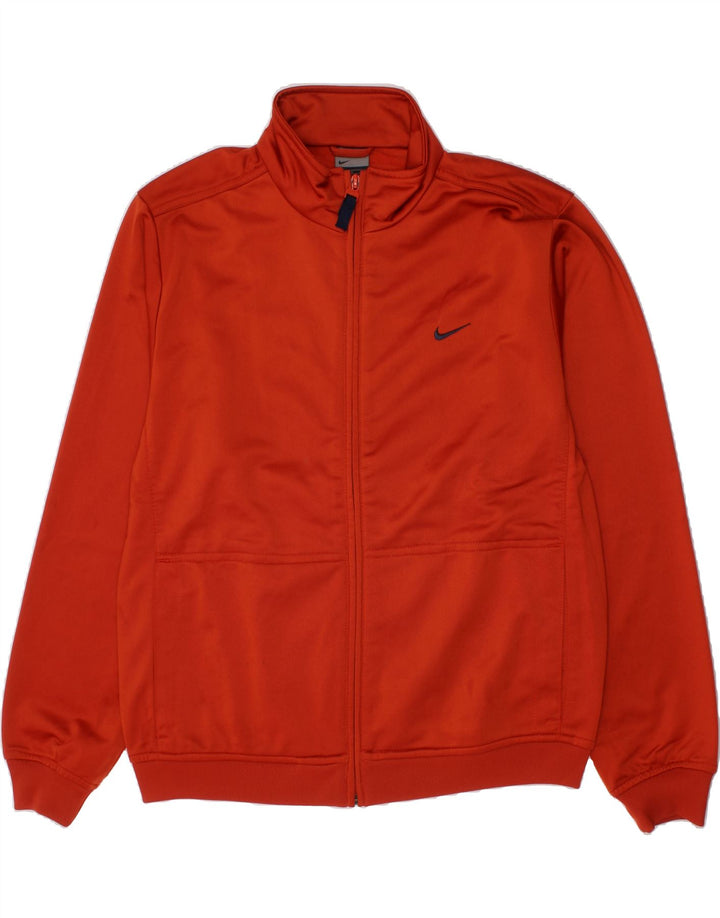NIKE Boys Graphic Tracksuit Top Jacket 14-15 Years Large Red Polyester Vintage Nike and Second-Hand Nike from Messina Hembry 