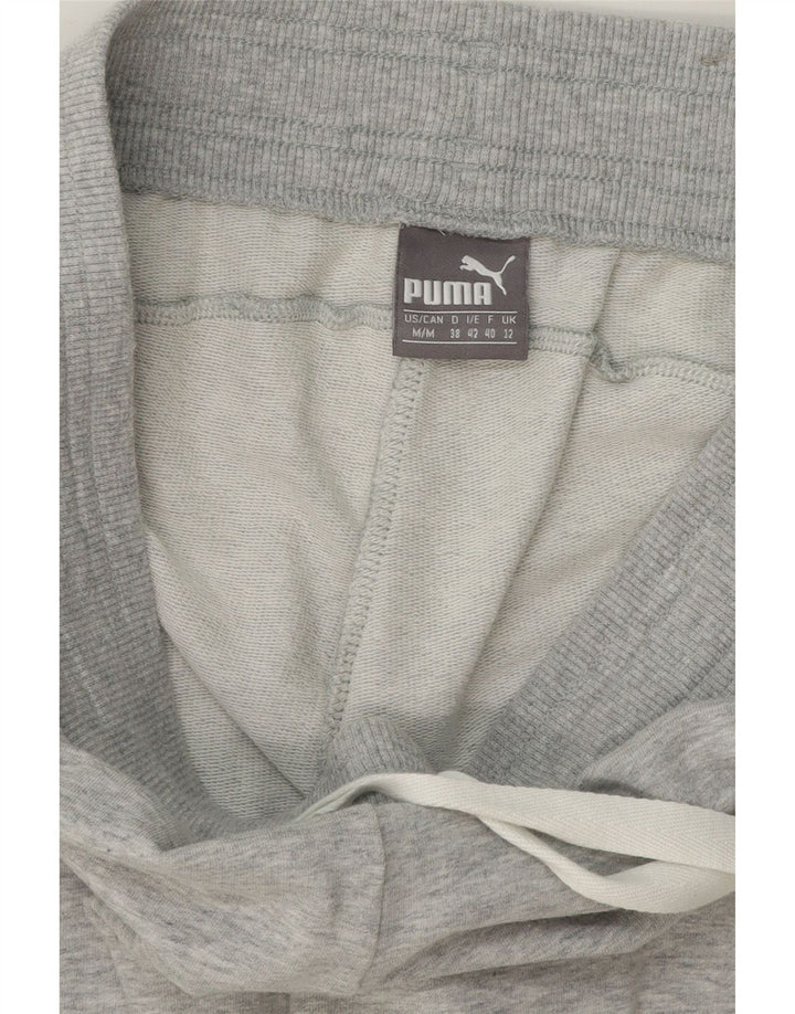 PUMA Womens Tracksuit Trousers Joggers UK 12 Medium  Grey Colourblock Vintage Puma and Second-Hand Puma from Messina Hembry 