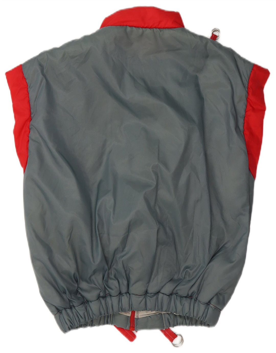 Damska kamizelka JACK DANIELS UK 16, duża, szara, z blokami kolorów