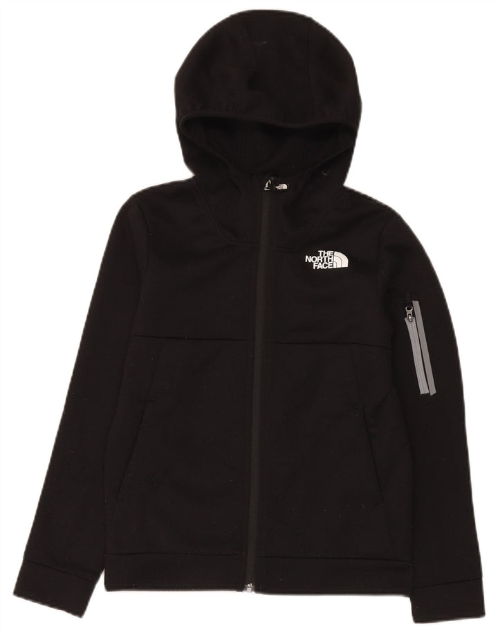 Chłopięcy sweter z kapturem i zamkiem The North Face, rozmiar 11-12 lat, czarny, poliester