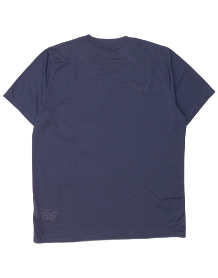 T-shirt męski Nike Dri Fit Top 2XL granatowy poliester