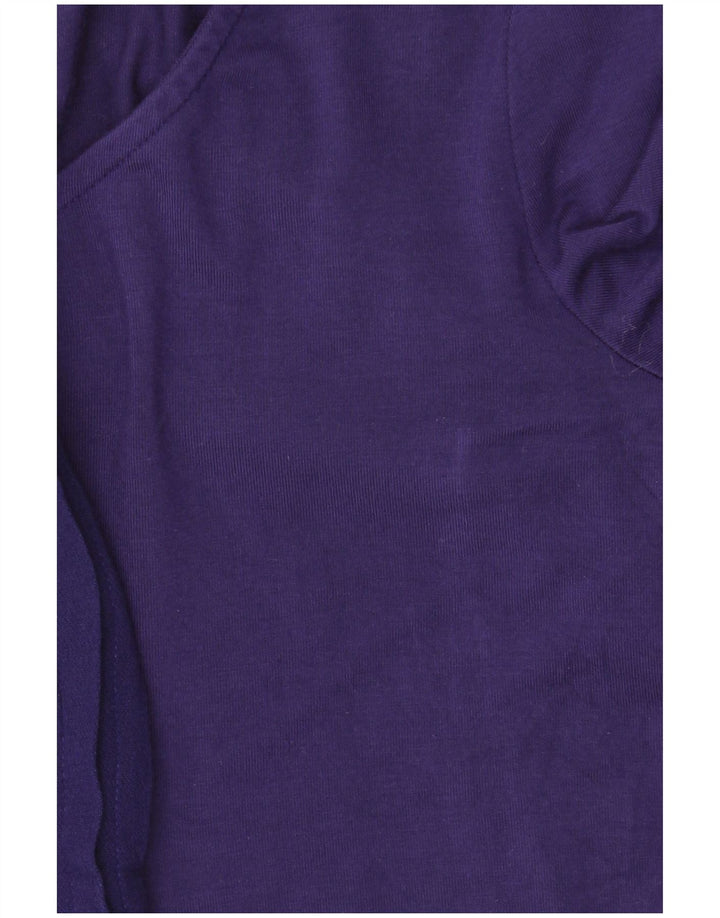 Top damski z długim rękawem WHITE STUFF UK 10 Small Purple Wiskoza