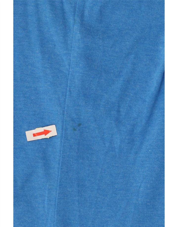 Męska kamizelka z grafiką ADIDAS, średni niebieski poliester