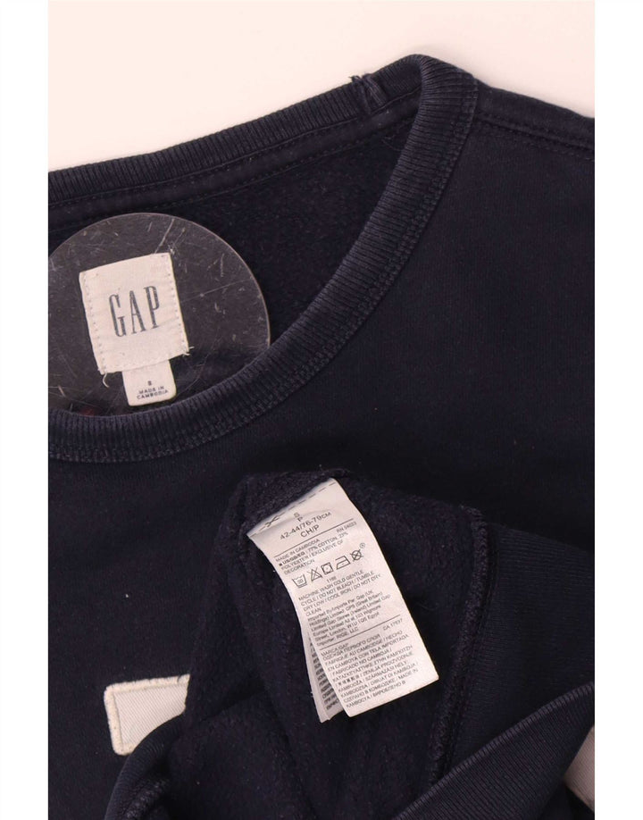Męska bluza z grafiką Gap, mała, granatowa, bawełniana