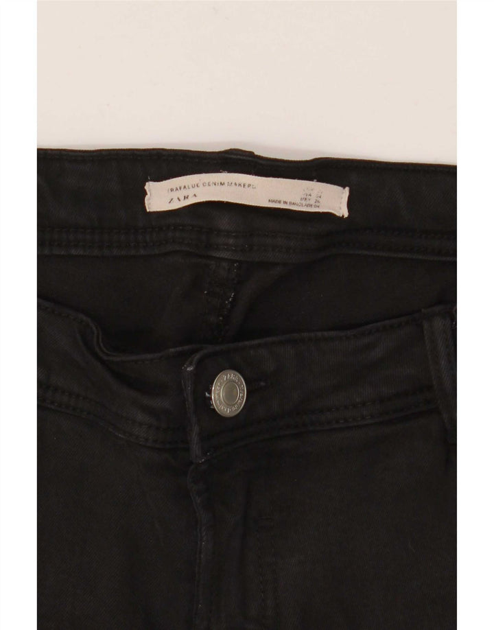 Damskie jeansy Zara Trafaluc Slim W30 L28 Czarne