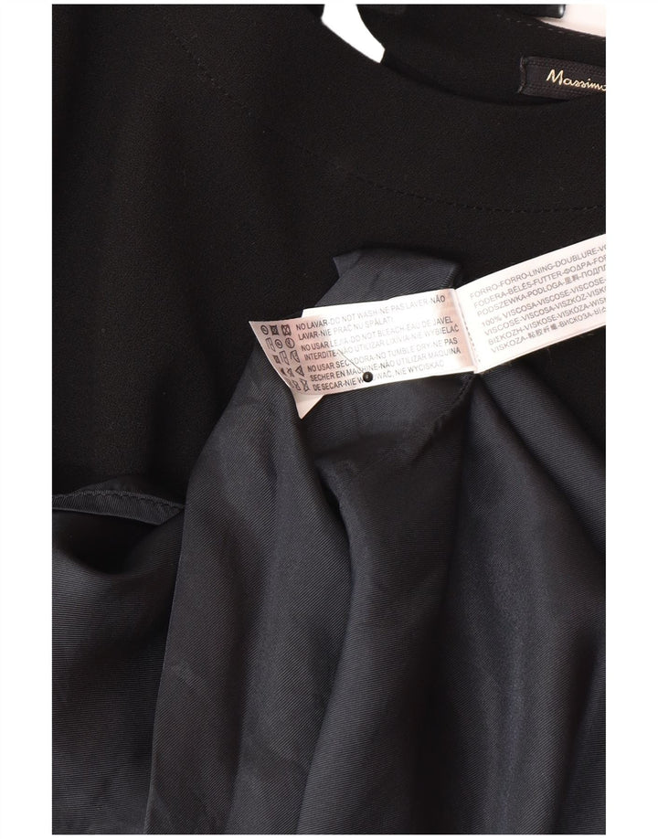 Damska sukienka typu shift Massimo Dutti EU 40, średnia czarna wiskoza