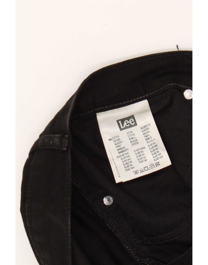 Męskie jeansy Lee Brooklyn Straight W34 L32, czarne, bawełniane