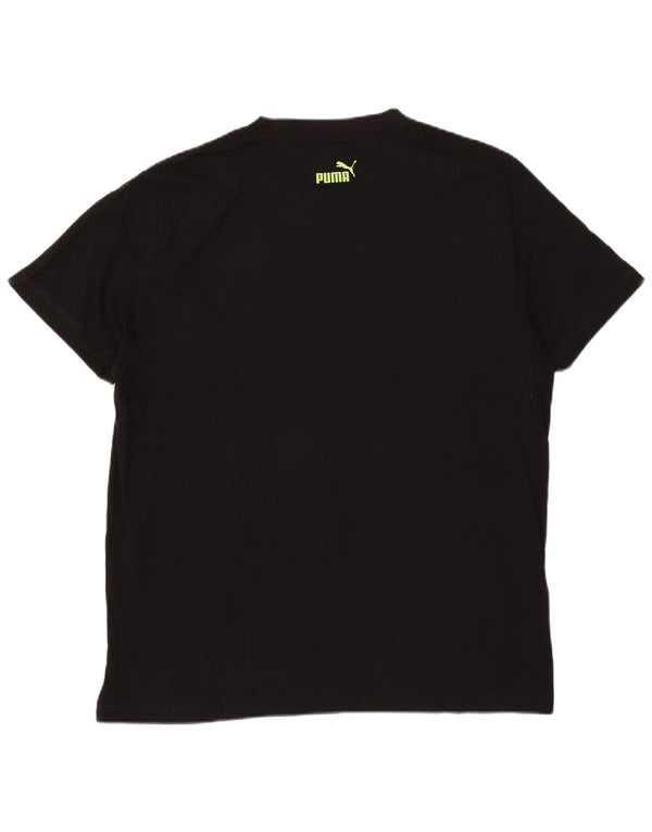 Męski T-shirt z grafiką Puma, XL, czarny