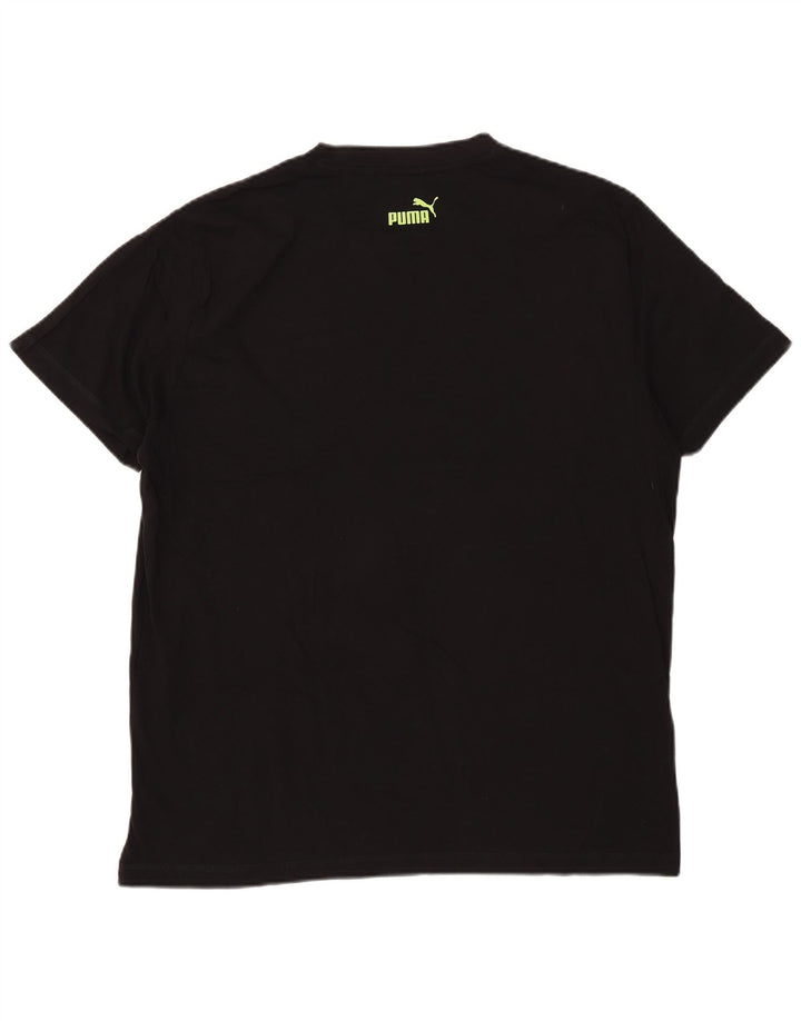 Męski T-shirt z grafiką Puma, XL, czarny