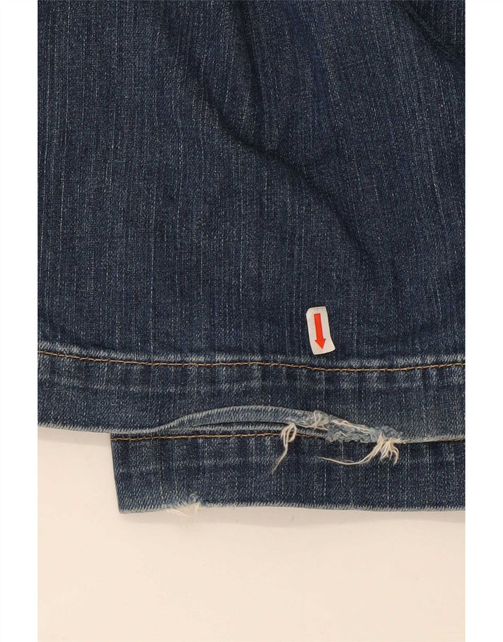 Damskie długie i chude dżinsy Gap US 8 Medium W30 L32 Granatowa bawełna