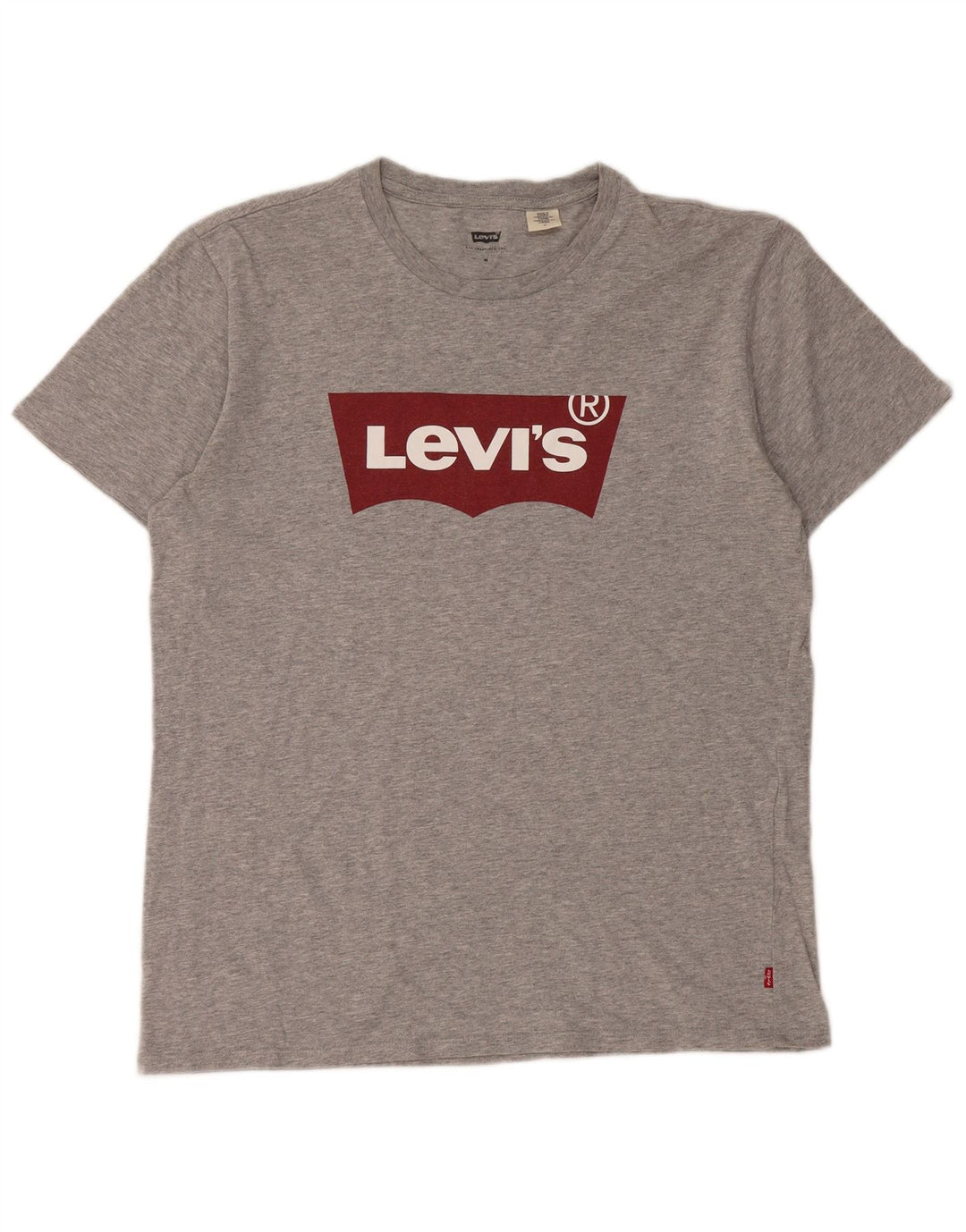 Męski T-shirt z grafiką Levi's, średni szary