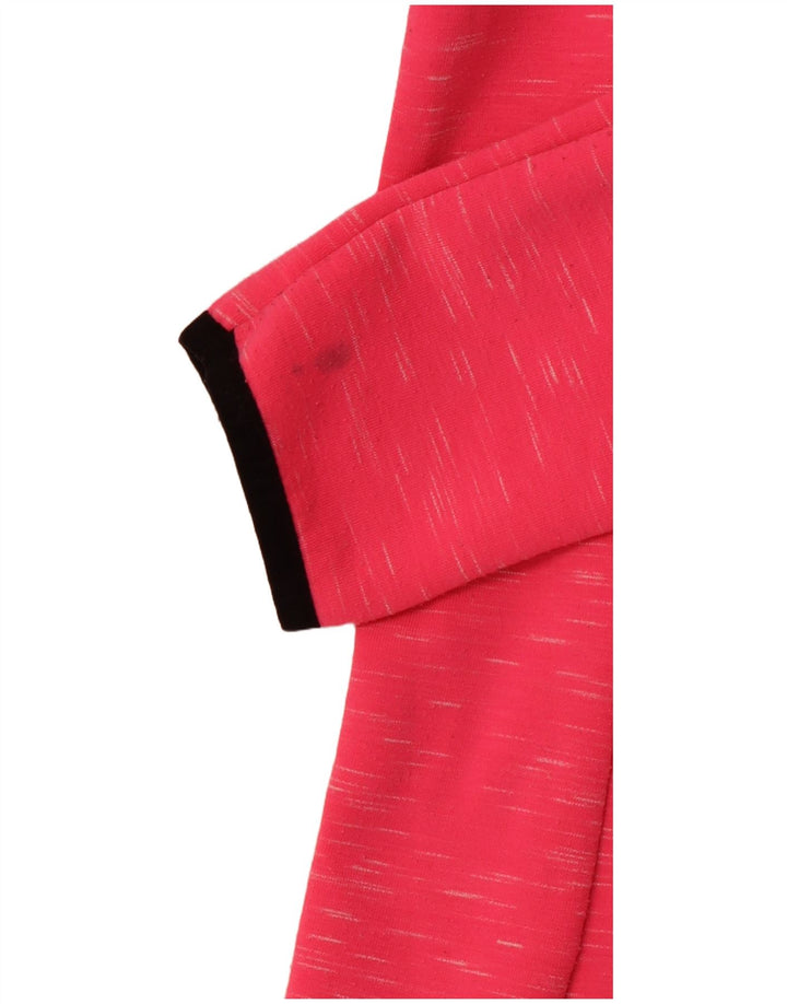 Damski sweter SUPERDRY z grafiką i zamkiem błyskawicznym UK 10, mały, różowy, nakrapiany