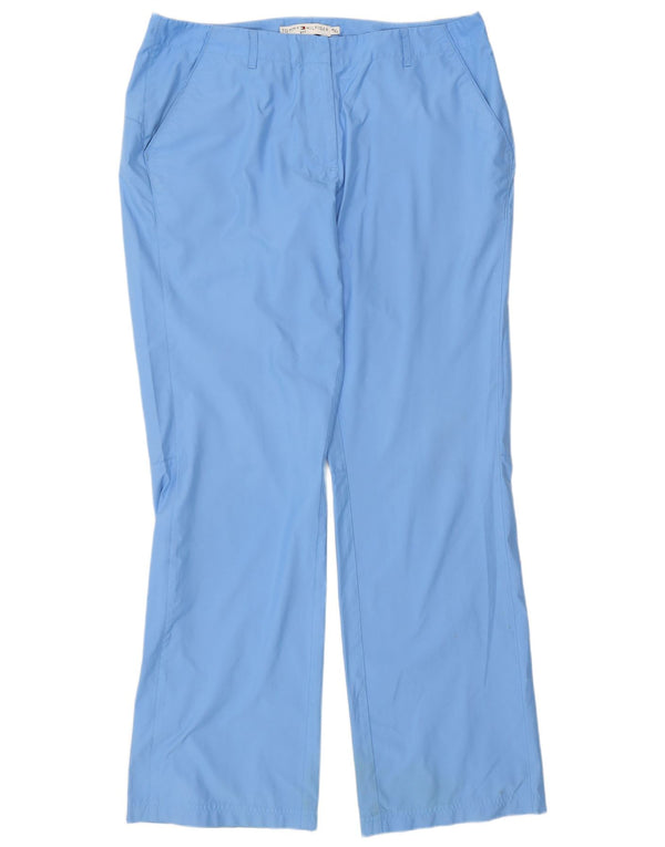 Damskie spodnie Chino Golf Bootcut Tommy Hilfiger XL W36 L31 Niebieski poliester