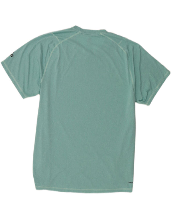 Męska koszulka Adidas Aeroready Top XL Turkusowy poliester