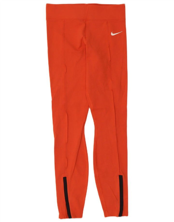 Legginsy damskie Nike UK 10 Small Orange Wiskoza