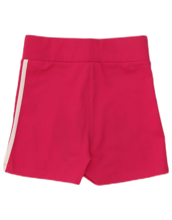 Damskie spodenki sportowe Adidas UK 8 Małe, różowe, poliestrowe sportowe