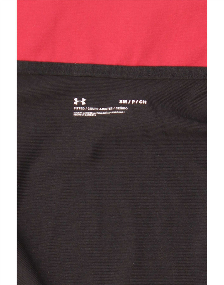 Męska dopasowana kurtka dresowa Under Armour, mała, czarna, z blokami kolorów
