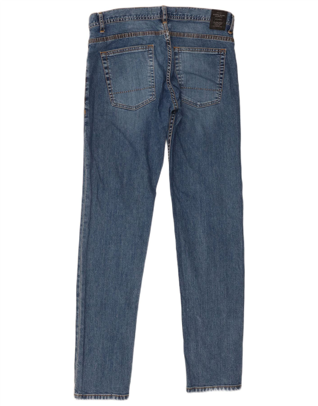 Męskie jeansy slim fit Zara EU 40 Medium W31 L32 Niebieskie bawełniane